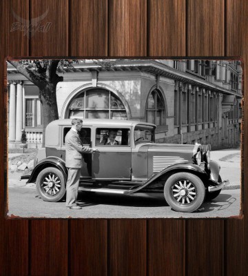 Металлическая табличка Willys Six Model 97 Sedan